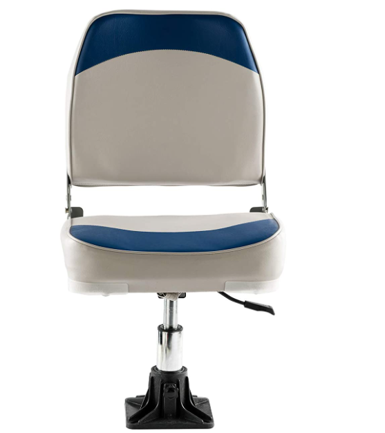 AQUOS boat accessories 360° Swivel Folding Seat with Adjustable