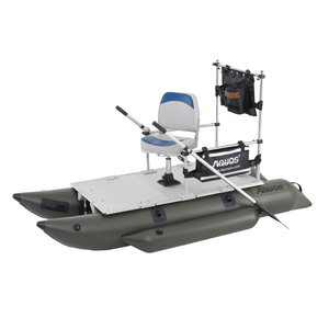 AQUOS New Heavy-Duty for One Series 8.8plus ft Inflatable Pontoon Boat