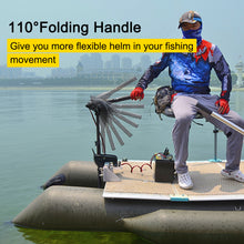 Load image into Gallery viewer, AQUOS 2021 New Backpack Series 7.5ft Inflatable Pontoon Boat with Haswing Bow Mount 12V 55LBS Hand Control Trolling Motor
