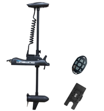 Load image into Gallery viewer, AQUOS Black Haswing Cayman 24V 80LBS 54&quot; Shaft Bow Mount Electric Trolling Motor Portable,Variable Speed,with Quick Release Bracket for Bass Fishing Boats Freshwater and Saltwater Use, Quiet Operation

