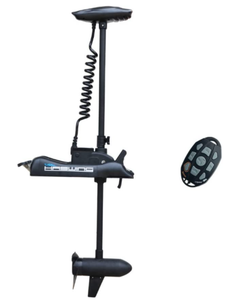 AQUOS Black Haswing Cayman 24V 80LBS 54" Shaft Bow Mount Electric Trolling Motor Portable, Variable Speed for Bass Fishing Boats Freshwater and Saltwater Use, Energy Saving, Precise Control, Quiet Operation