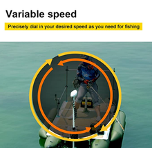 Load image into Gallery viewer, AQUOS White Haswing Cayman 24V 80LBS 54&quot; Shaft Bow Mount Electric Trolling Motor Lightweight, Variable Speed, with Foot Control for Bass Fishing Boats Freshwater and Saltwater Use, energy saving, quiet operation
