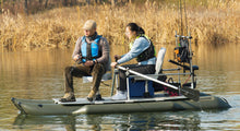 Load image into Gallery viewer, AQUOS New Heavy-Duty for Two Series 11.5 ft Inflatable Pontoon Boat
