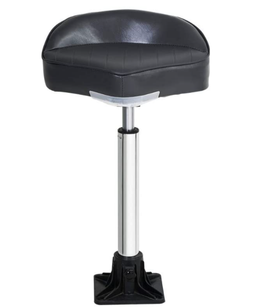 AQUOS boat accessories 360°Swivel Boat Seat with Adjustable Height Power Pedestal Seat Mount 20