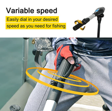 Load image into Gallery viewer, AQUOS Black Haswing 24V 110LBS 35.5&quot; Shaft Transom motor Electric Trolling Motor for Freshwater and Saltwater Use
